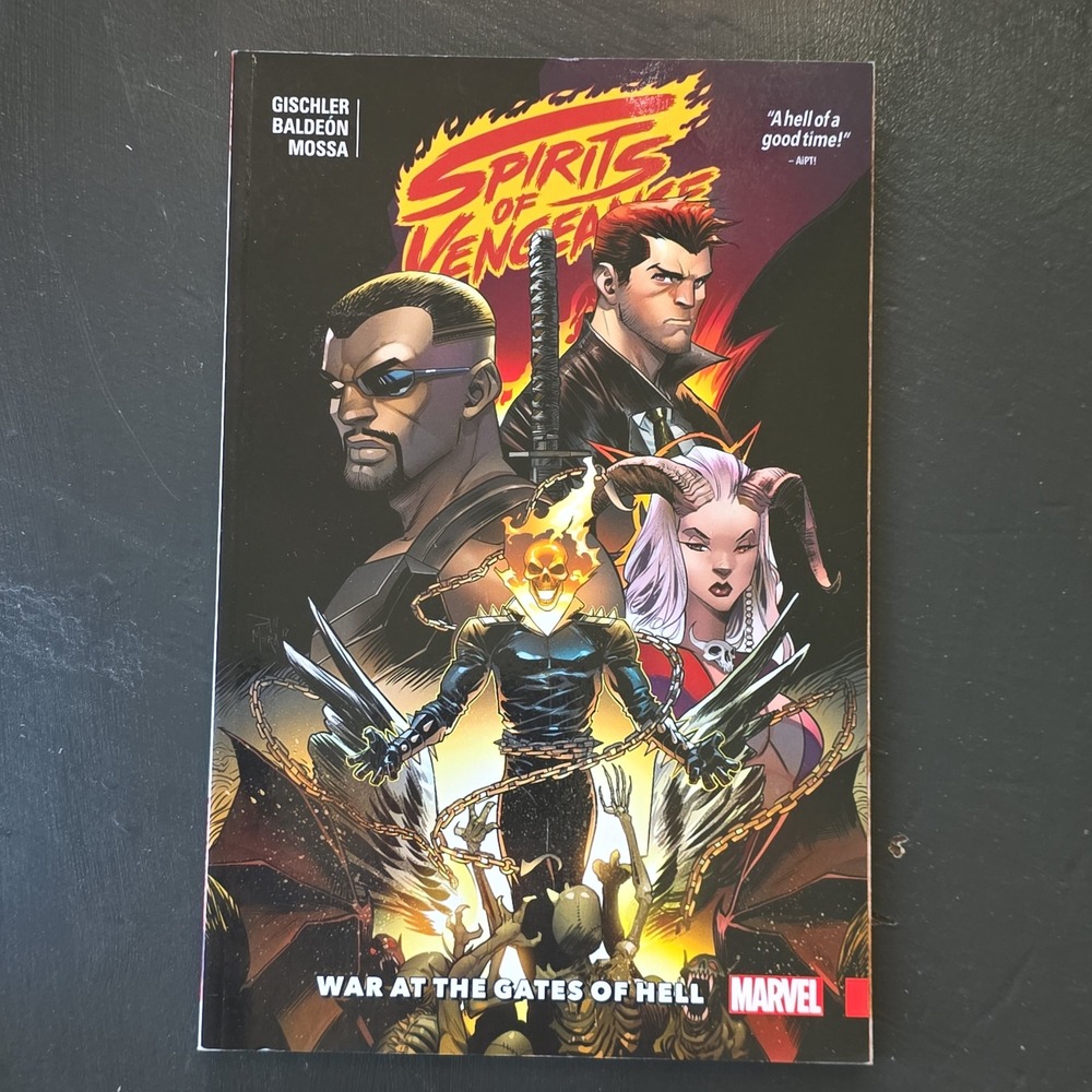 Marvel Spirits of Vengeance War at the Gates of Hell TPB Ghost Rider Blade Book